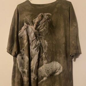 Vintage Graphic T-Shirt with Native American Design